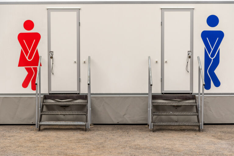 Toilette im Lene-Voigt-Park